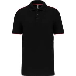 Polo DayToDay contrasté manches courtes homme