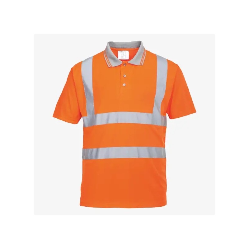 Hi-vis polo shirt